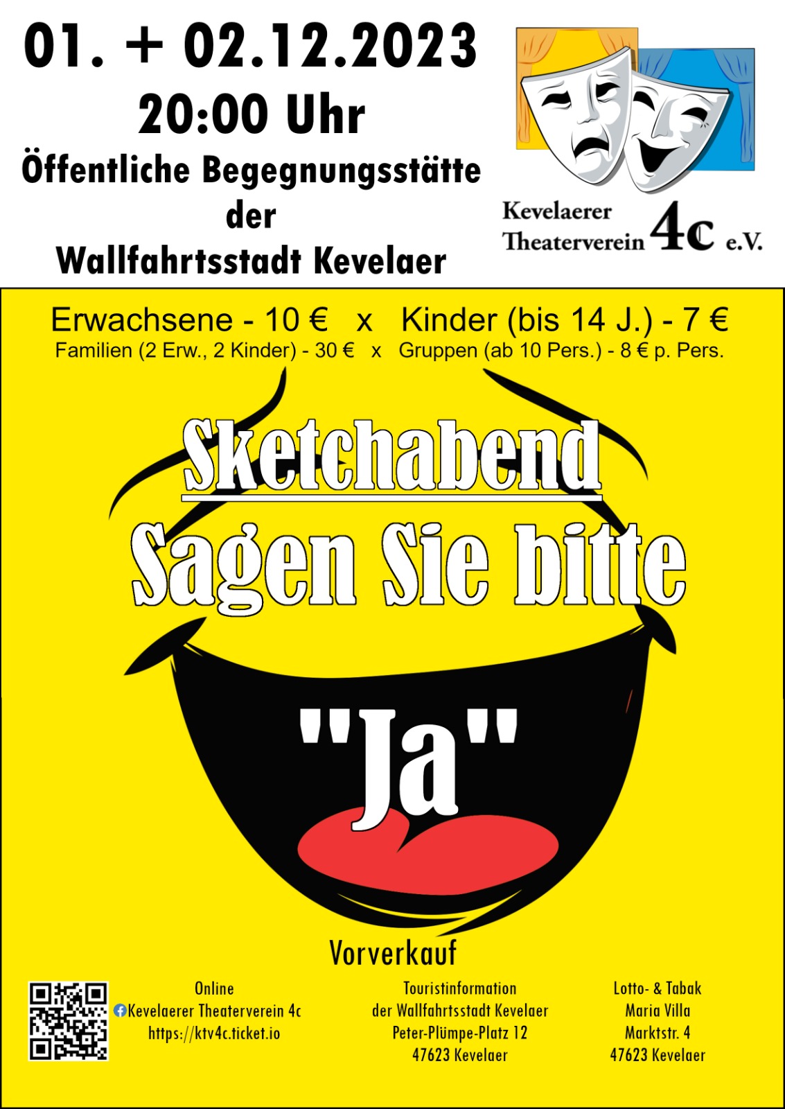 SKetchabend "Sagen Sie bitte Ja" - Theaterverein 4c